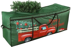 SHareconn Christmas Tree Storage Bag- Fits Up to 7.5ft Artificial Disassembled Xmas Tree with Reinforced Handles & Dual Zippe