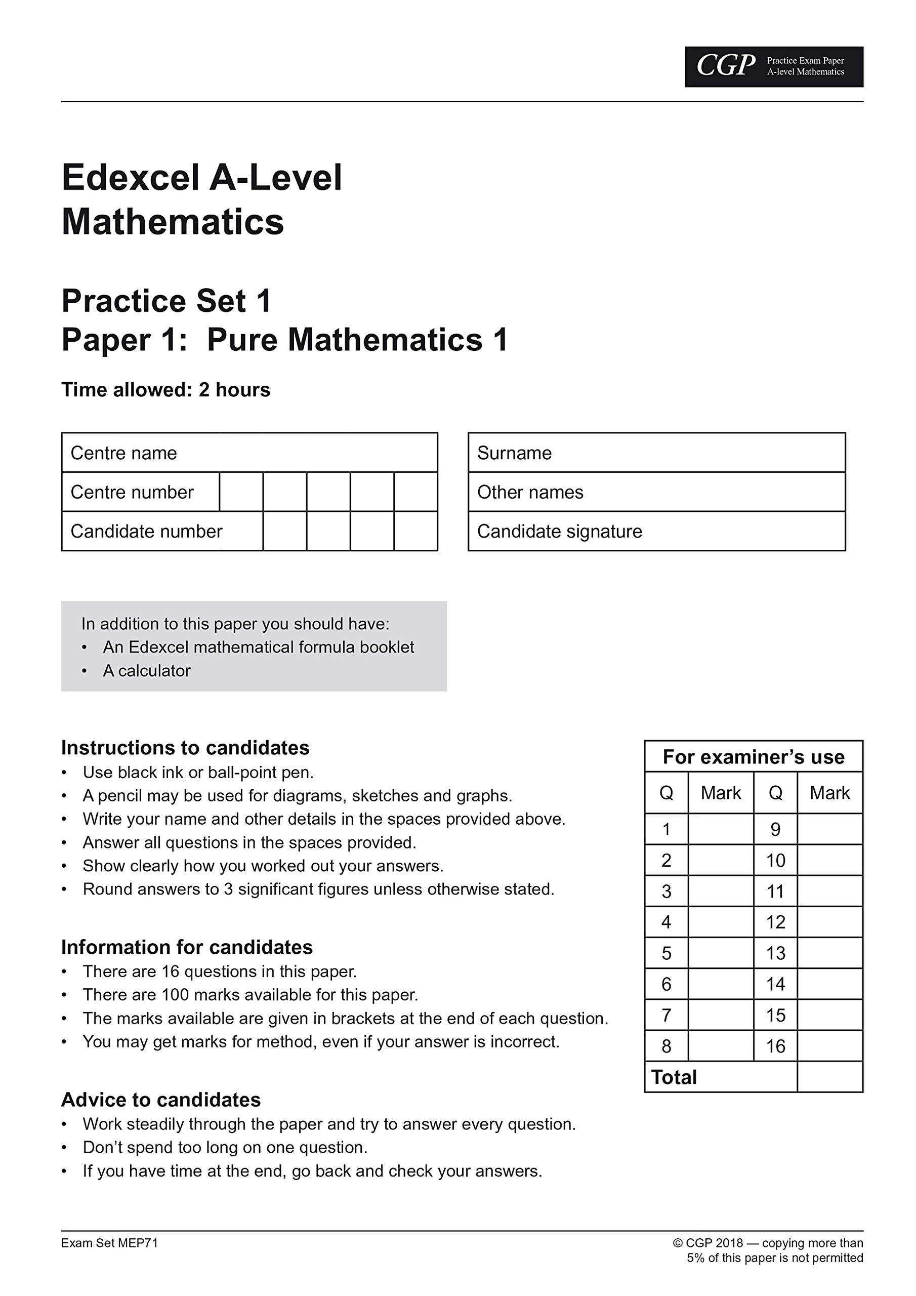 A Level Maths Edex Practice Papers 2019 9781789080636 Amazon Com Books