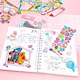 ADUSRIZ Teen Girls Diary Gift Set Stationery Scrapbook Kit 8-14 view 4