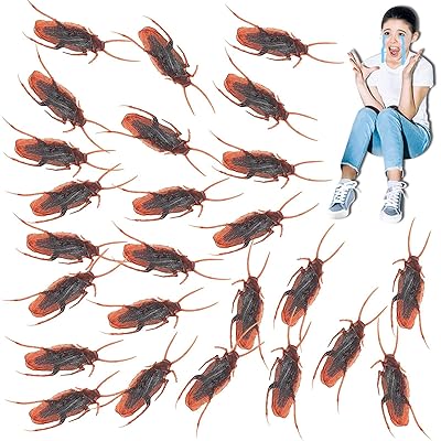 Buy Aerbee Prank Fake Roaches 100pcs Lifelike Fake Cockroaches Gag Toys Plastic Cockroaches High Simulation Cockroach For Party Prank Trick Joke Game Props Online In Turkey B08y6pky2s