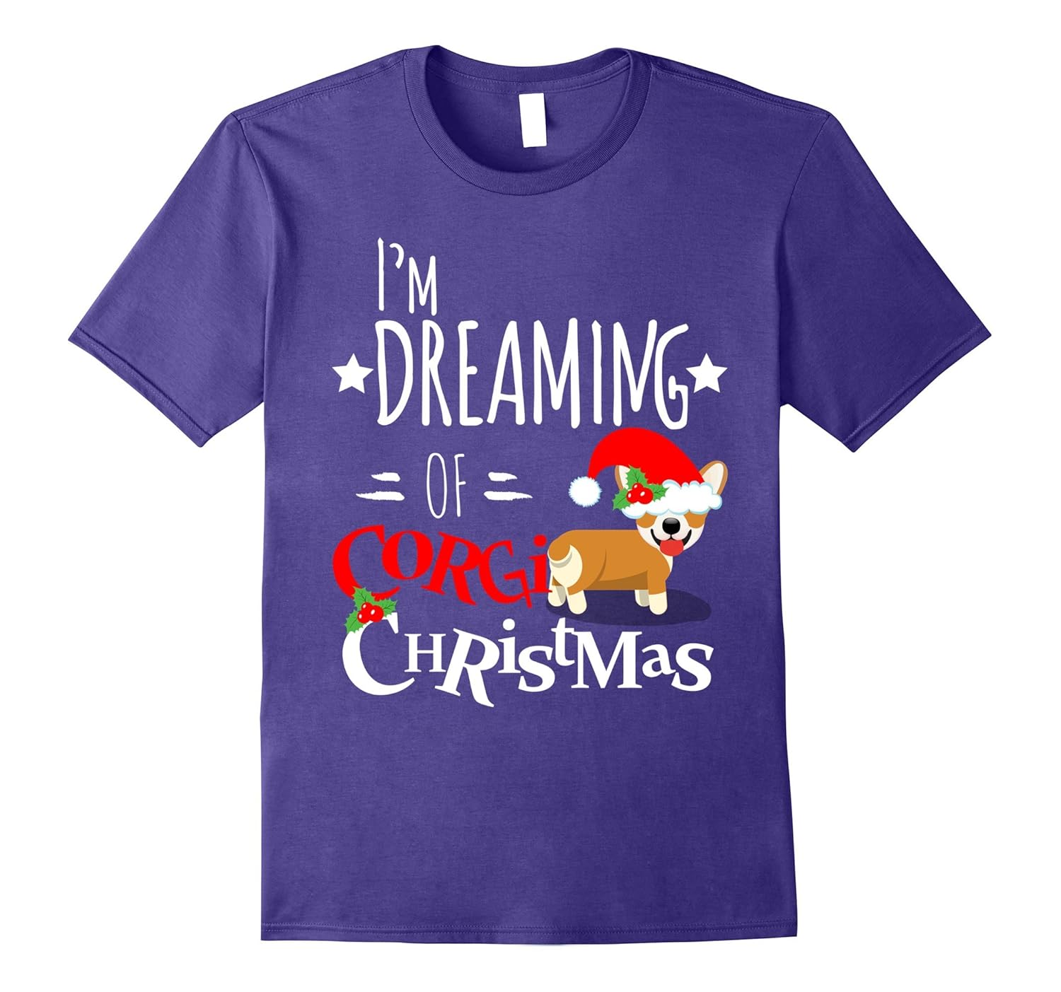 I'm Dreaming Of A Corgi Christmas T-Shirt-ANZ