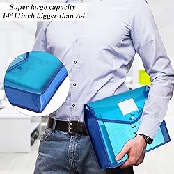 10 Pieces B4 Plastic File Folders Envelope