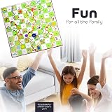 DIVCHI Snakes & Ladders Game for 2-6 Players Ages 3+ with Foldable Board view 6