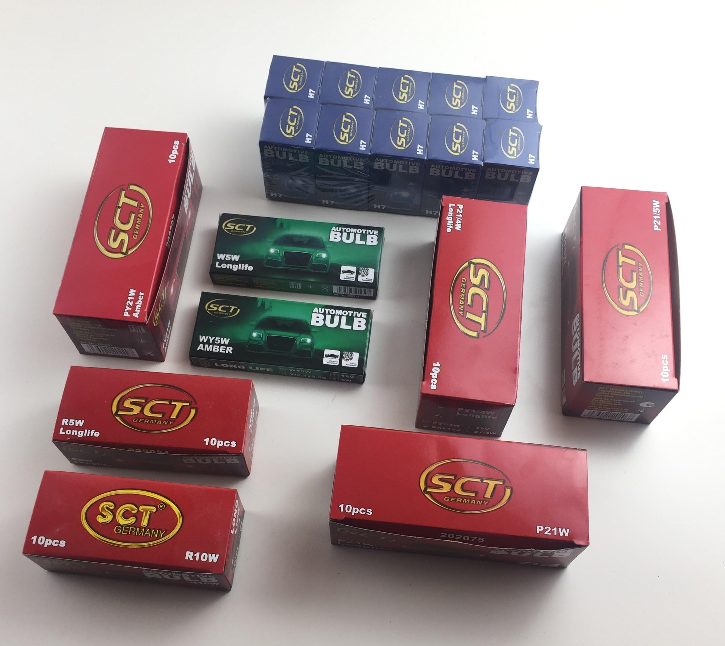 Lights Assortment 110 12 Volt H7 PY21 W P21 W P21/4 W P21/5 W W5 W WY5 W R5 W R10 W