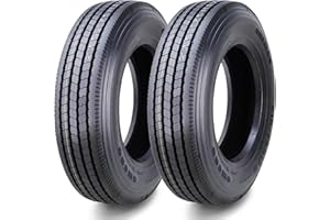 LIBRA TRAILER PARTS GREMAX HD All Steel Radial 215/75R17.5 18-Ply All Position Truck Trailer Tire 135/133M, Set 2 …