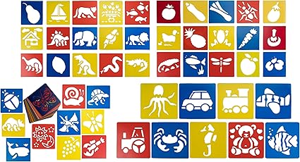 Amazon Com Drawing Stencils 54 Pack Plastic Animal Stencil Templates Hollow Out Drawing Templates For Craft Projects Scrapbooking Cards Journaling Painting Learning Random 5 6 X 6 Inches