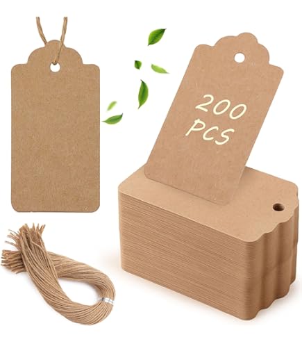 Leere Holz-Anhänger 50 Stück - Naturbelassene Geschenkanhänger 5,4x3,8 Cm Zum Bemalen Und Beschriften