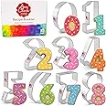 Number Cookie Cutters 9 pc. Set Made in USA by Ann Clark