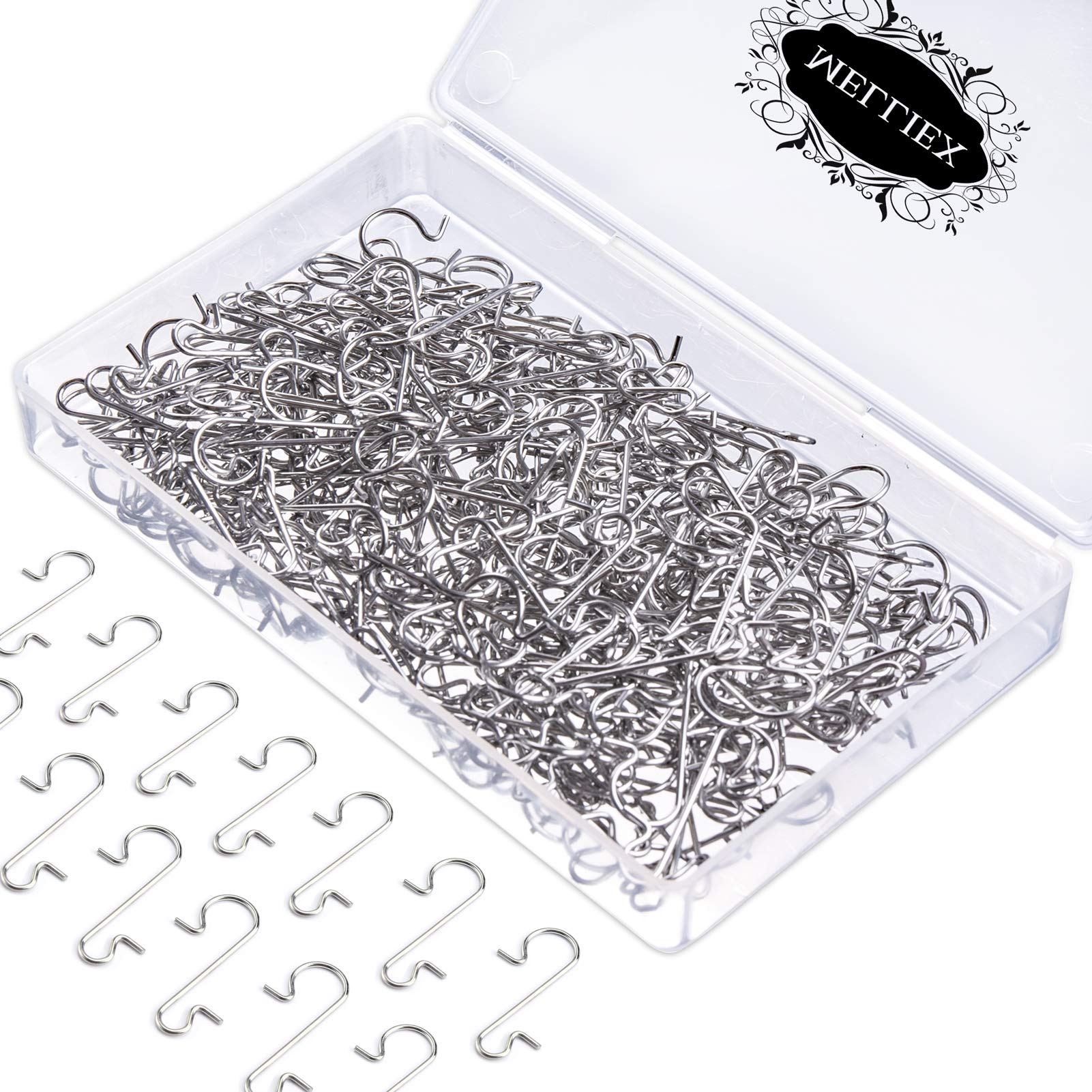 MELLIEX 240 Pieces Christmas Bauble Hooks Hangers S-Shaped Ornament Hook Hangers for Christmas Xmas Tree Decoration