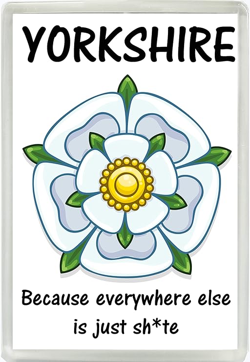 Yorkshire porque todos los demás es sólo SH * te Humor Jumbo imán ...