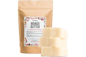 Better Shea Butter Mango Butter 100% Natural Skin Moisturizer, 1 LB Block
