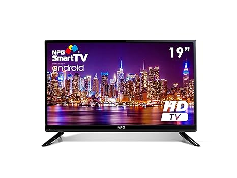 N.P.G Npg Tvs412l19h Televisor 19'' LCD Led Hd Smart Tv Android WiFi Hdmi USB Grabador Y Reproductor Multimedia