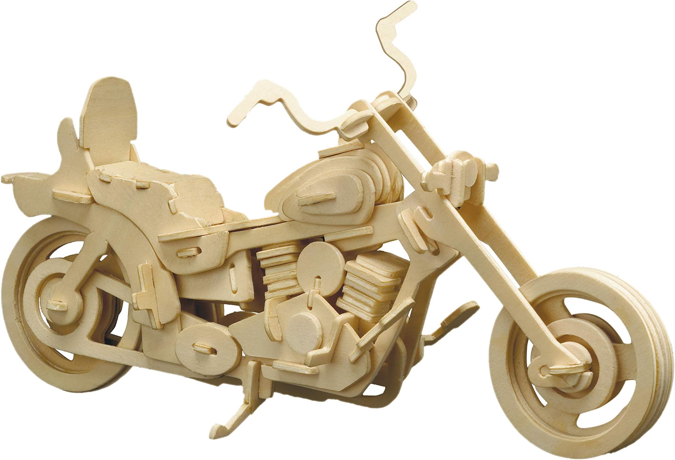 Pebaro868/2 Wood Construction „Motorcycle“, Multicoloured, 37 x 23 cm