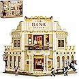 Lumibricks Western Bank Heist Lighting Building-Bricks Set - Wild West Outlaw Gold Heist 2875 Pcs Collection Display Set for 