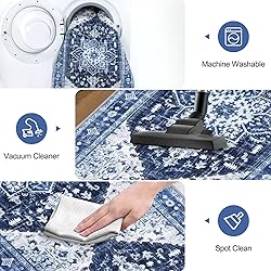 Yamaziot Washable Runner Rug, 2x5 Non-Slip Boho