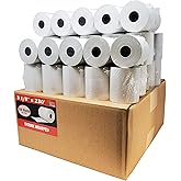 (50 Rolls) 3 1/8 x 230 Thermal Paper Receipt Rolls (55 GSM Premium Quality German Paper) Fits All POS Cash Registers BPA Free - BuyRegisterRolls