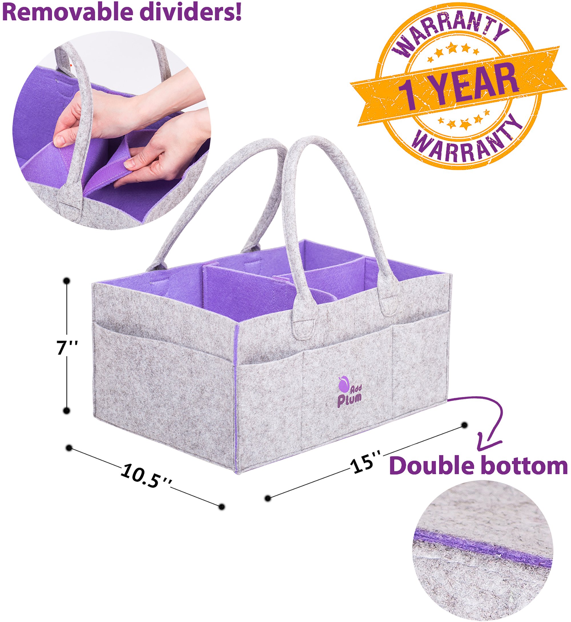 Baby Diaper Caddy Organizer Large Diaper Caddy Tote Baby Shower