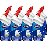CloroxPro Toilet Bowl Cleaner with Bleach, Fresh Scent, 24 fl. oz., 12 Pack | Kills 99.9 Percent of Germs, Brightens and Removes Stains, Thick Gel for a Deep Clean, Helps Eliminate Odors