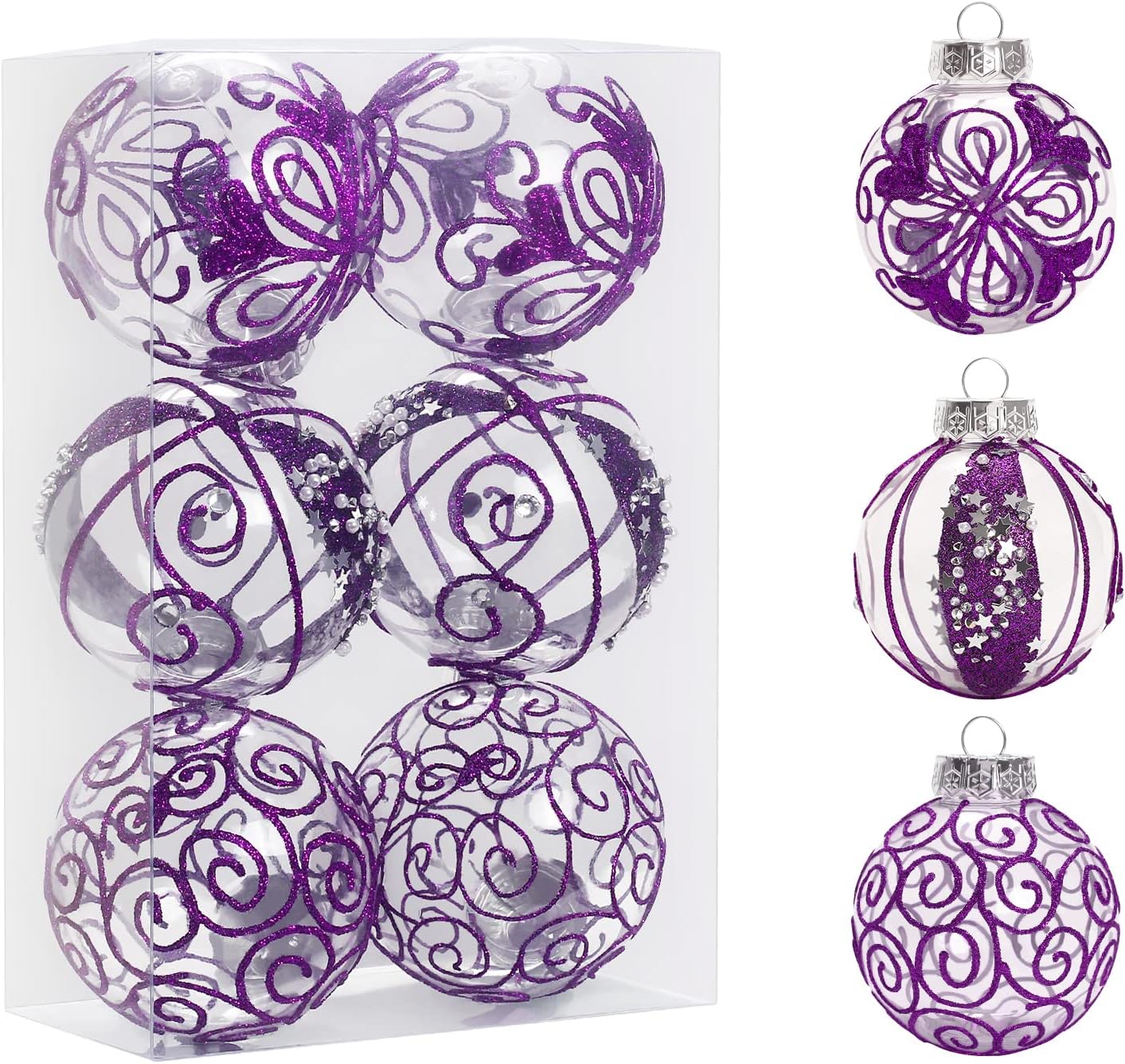 Ornaments - MoonXmas Christmas Ornaments Set, 2.75