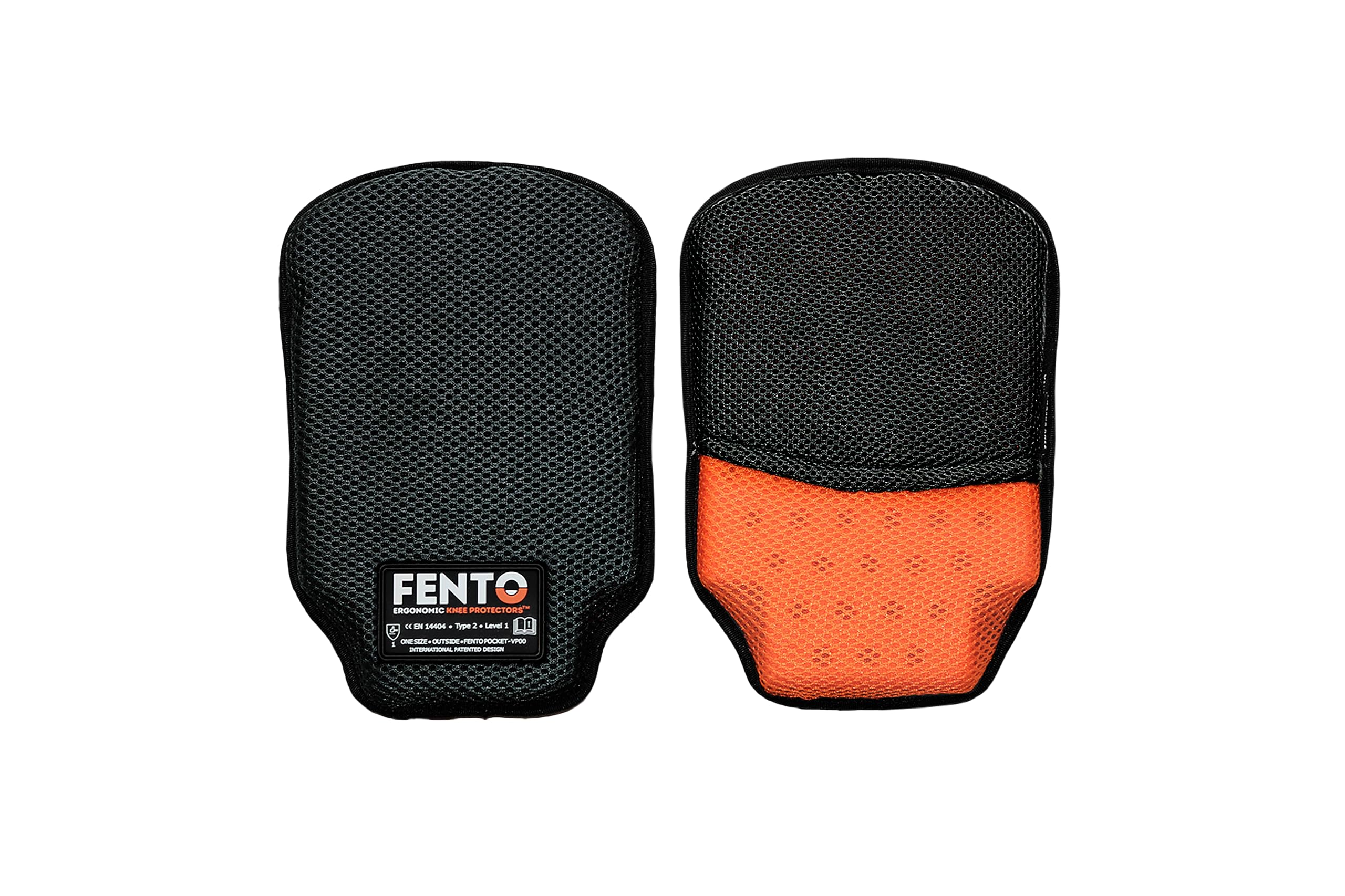 FENTO Pocket - Premium Knee Pads for Professionals such as Plumbers, Electricians and Landscapers - Specially Designed for Your Work Trousers - Particularly Ergonomic - 100% Comfort