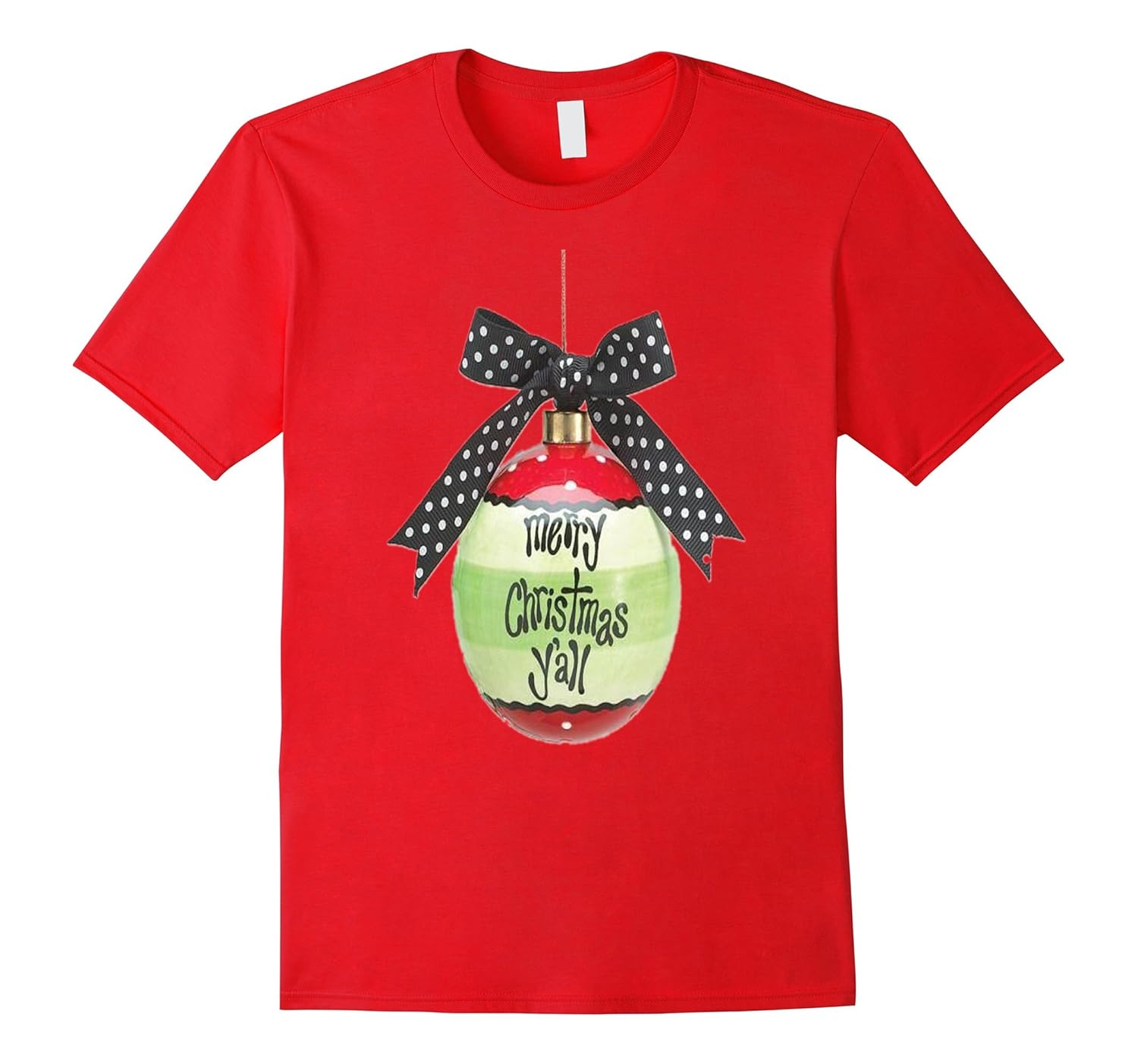 MERRY CHRISTMAS Y'ALL ORNAMENT Shirt-ANZ