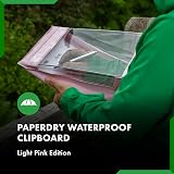 Paperdry Waterproof Clipboard A4 Pink PVC with Cover and Storage view 2