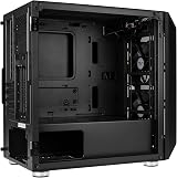 Kolink Citadel Mesh Micro ATX Case Black Tempered Glass Full Mesh Front view 7