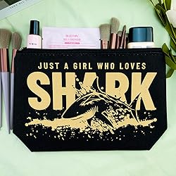 Sugchairo Shark Gifts For Women Small Makeup Bag