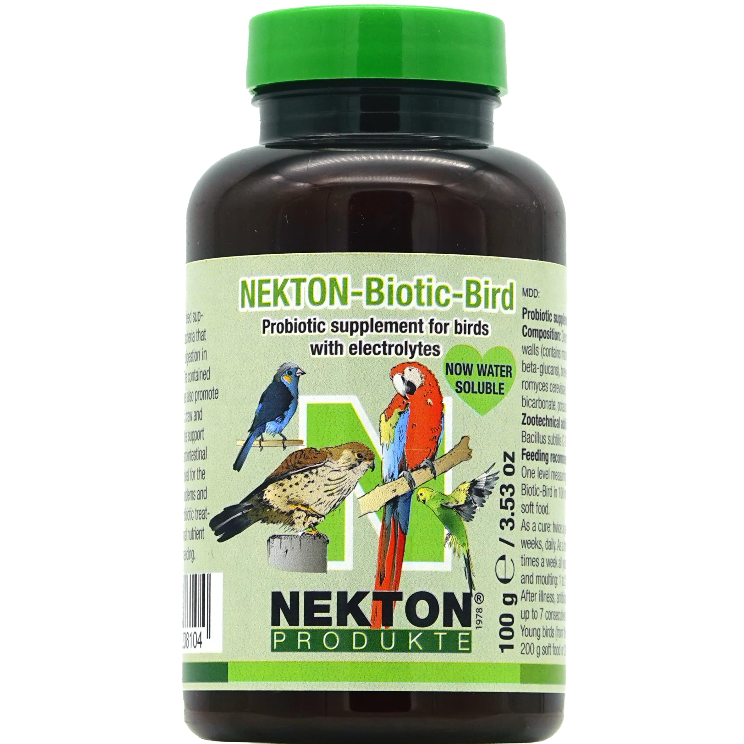 Nekton -Biotic-Bird | Probiotic for Ornamental and Birds of Prey | Supplementary Feed (100 g)