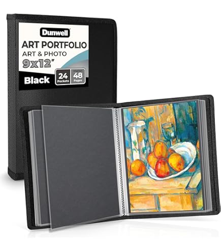Amazon.com: Dunwell 11x14 Art Portfolio Binder with Mounting Paper