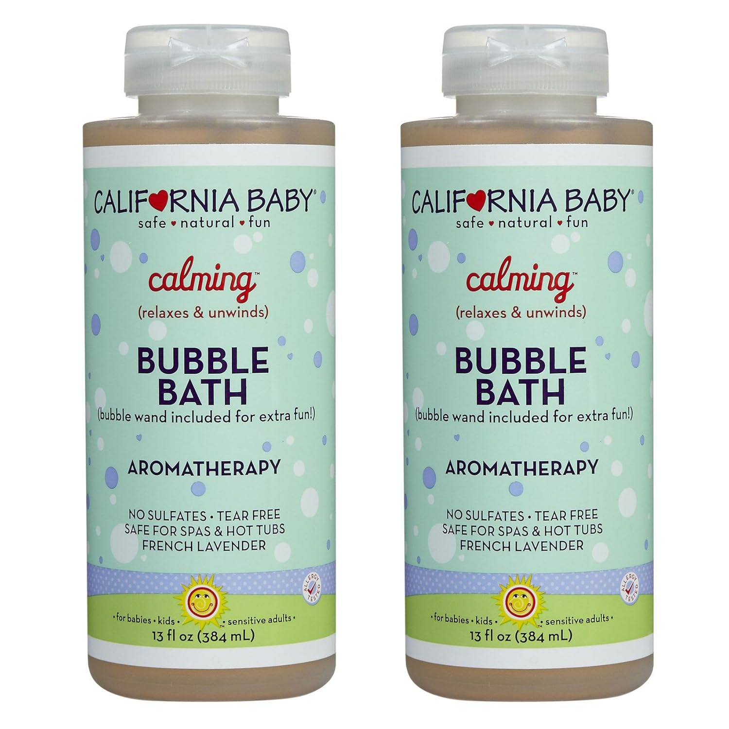 California Baby Bubble Bath Calming 13 oz (Pack of 2