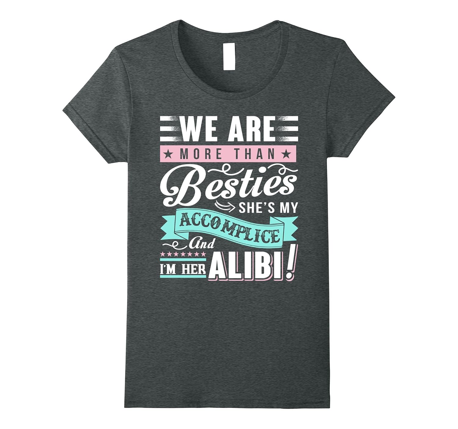 T-shirt Femme MORE THAN BESTIES GILDAN Taille M Bleu - Neuf Avec étiquettes, 100% Coton
