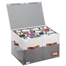 Supowin Shoe Organizer for Closet, Foldable Shoe