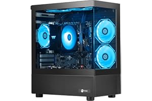 NINGMEI Desktop PC Computer AMD Ryzen 7 5700G 8 core 3.8GHz(up to 4.6GHz), 16GB DDR4 RAM 3200MHz,1TB NVME SSD,Tower Computer with 550W PSU, Windows 11 Home 64-bit for Home and Office.