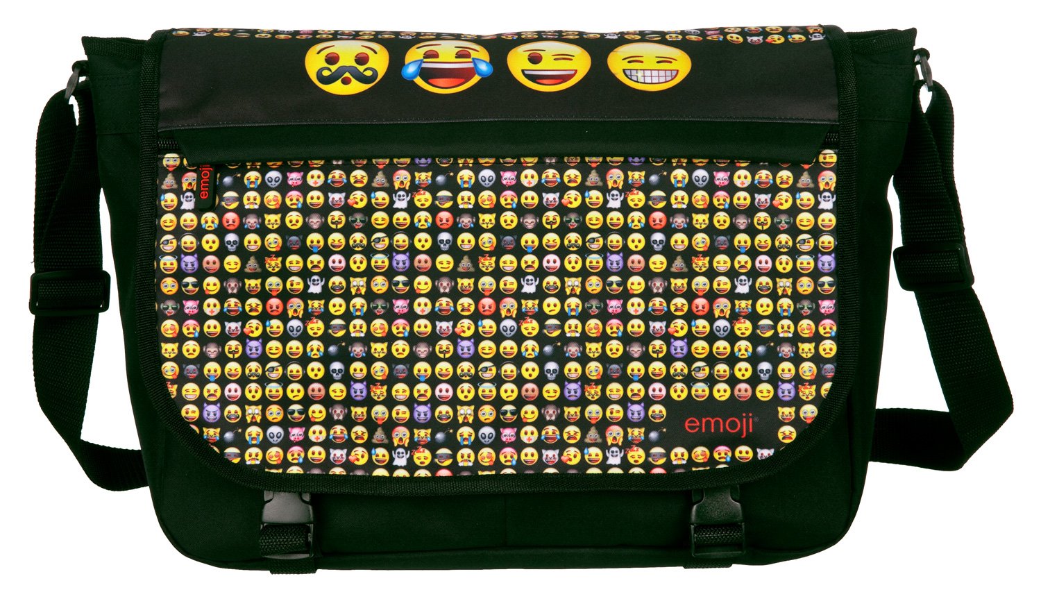 Undercover Desk Mat Emoji, Schultertasche (Black) - 10008969