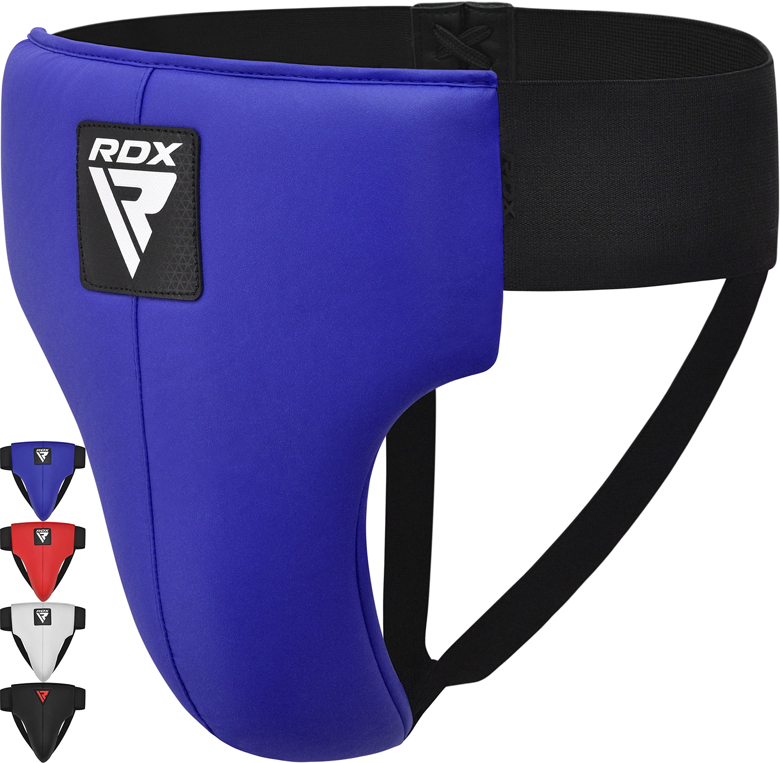 RDX Groin Guard for Boxing, Muay Thai, Kickboxing and MMA Fighting, Maya Hide Leather Abdo Gear for Martial Arts BJJ Training, Jockstrap Abdominal Protector for Karate and Taekwondo, Boys Youth