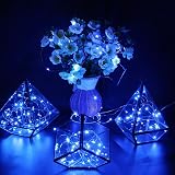Lezonic Fairy Lights Battery Operated 2 Pack 40Ft 120LED Copper Wire 8 Modes view 3