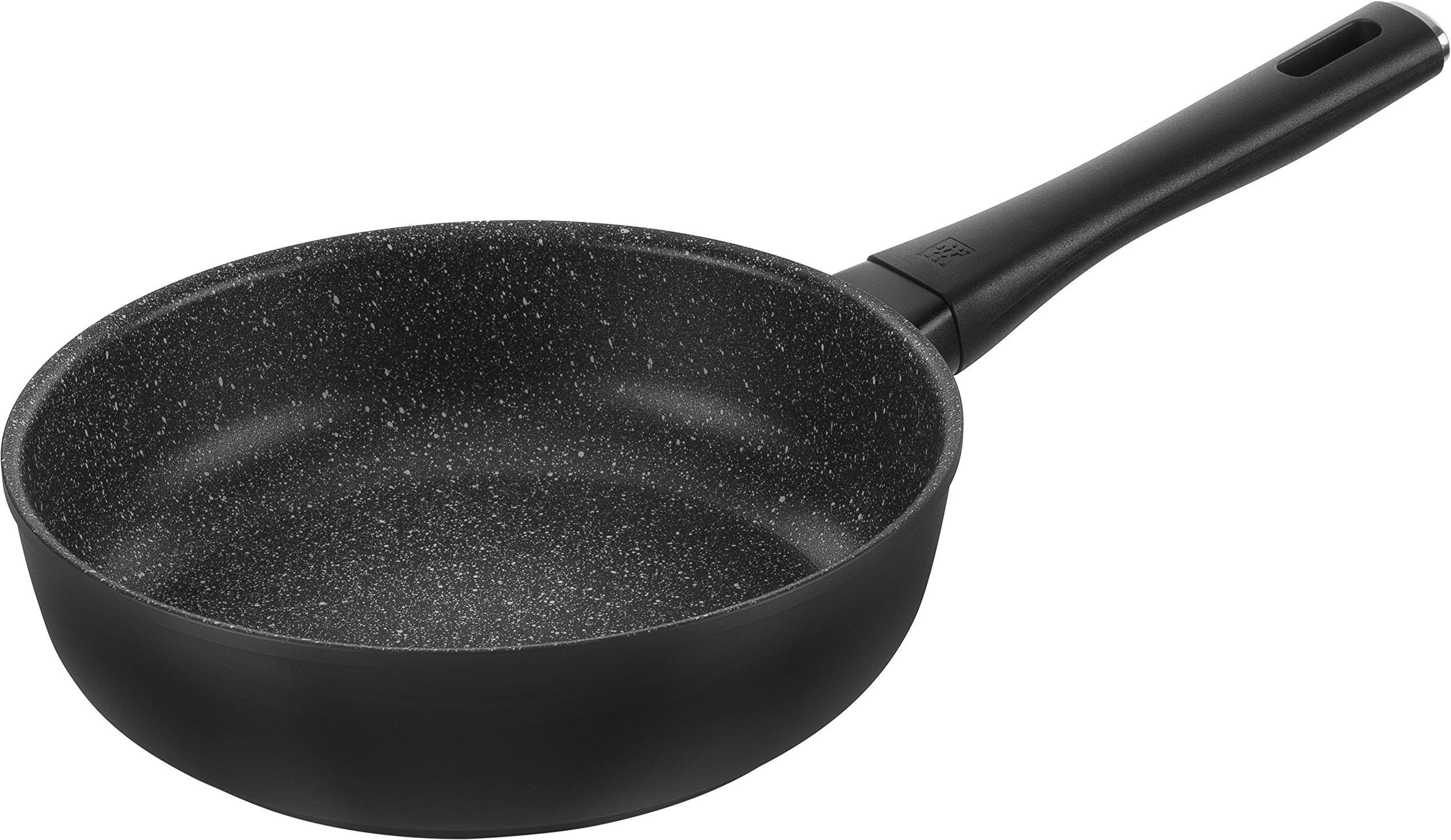 ZWILLING Marquina Plus 28 cm Non-Stick Frying Pan for All Hobs Including Induction Black The Clock is Part of The Product
