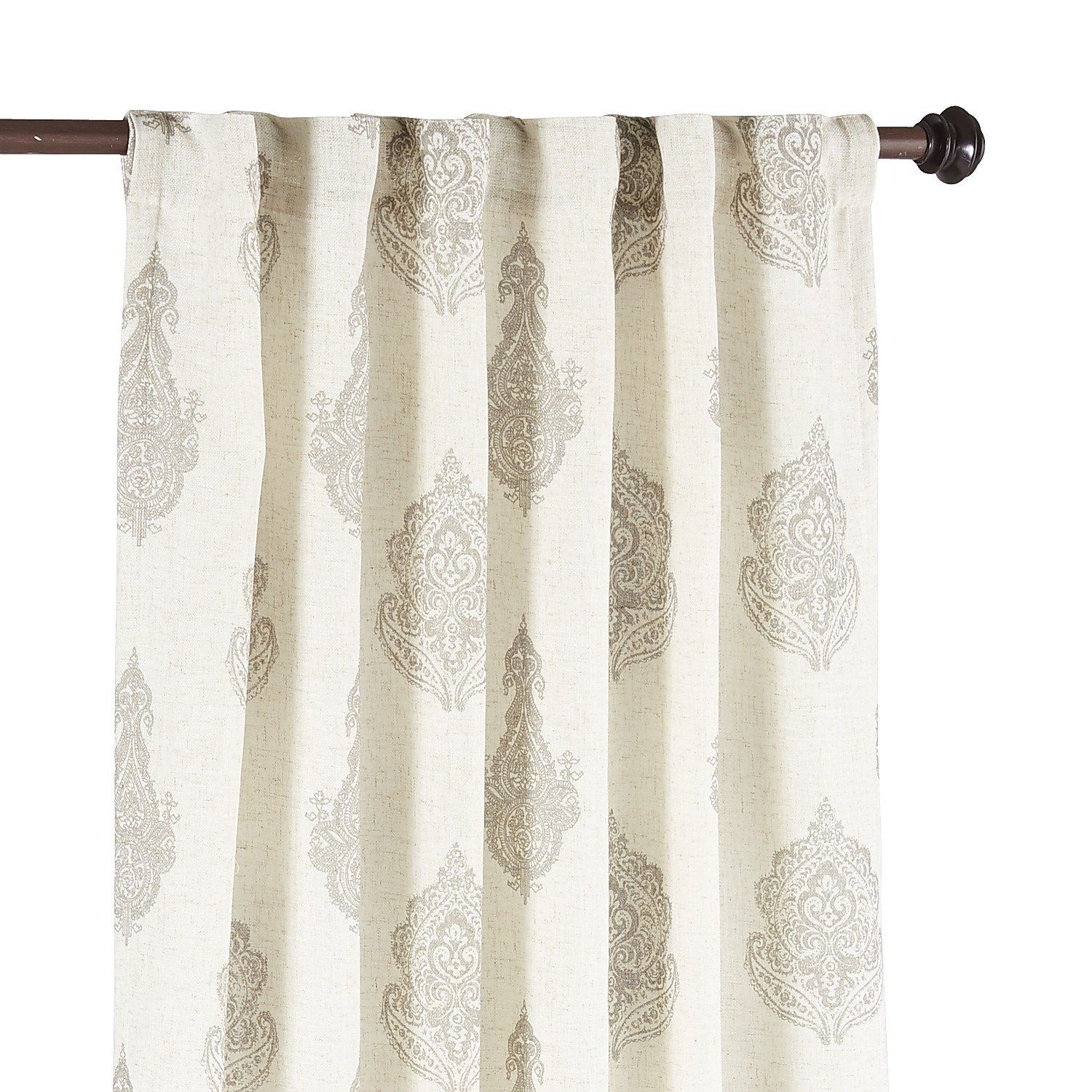 Pier 1 Imports Rambagh Paisley Gray 84 Curtain By Amazon Co Uk