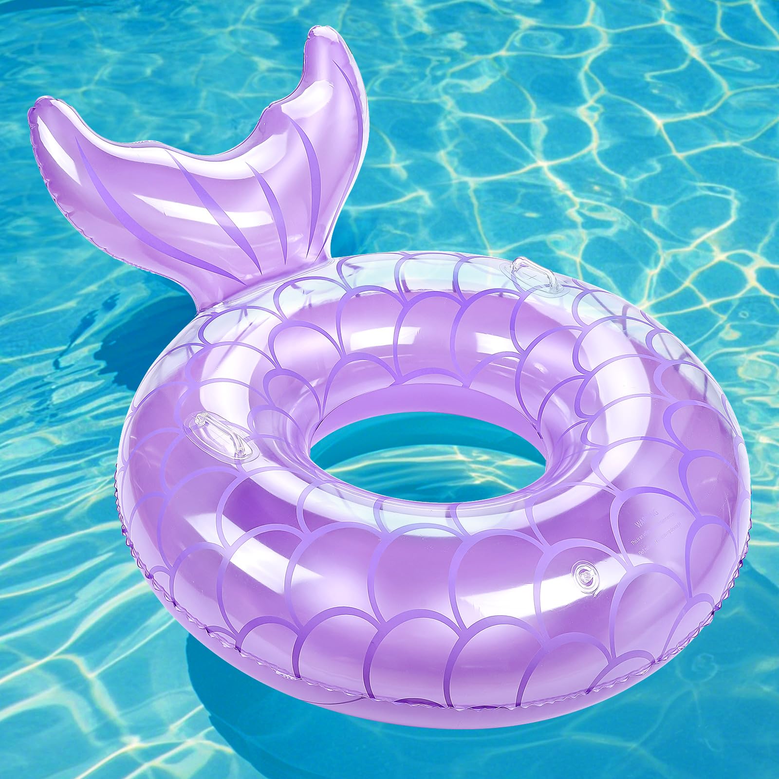 MoKo Pool Float Adult, Inflatable Swim Ring Tube Floaties with Handles