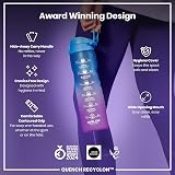 Ion8 1 Litre Water Bottle Quench Recyclon Leak-Proof Flip Lid view 6