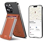 ExtreLife for Magsafe Wallet, Works with Apple Find My, 8-Card Holder, Adjustable Stand, Magnetic Wallet for iPhone 17/16/15/14 Pro Max/14 Pro/14/14 Plus/13/12 Series, RFID Blocking, Brown