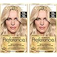 L'Oreal Paris Superior Preference Luminous Fade-Defying Permanent Hair Color, Hair Dye For Up to 9 Weeks of Radiance, Light Ash Blonde 9A, 1 Hair Dye Kit (Pack of 2)