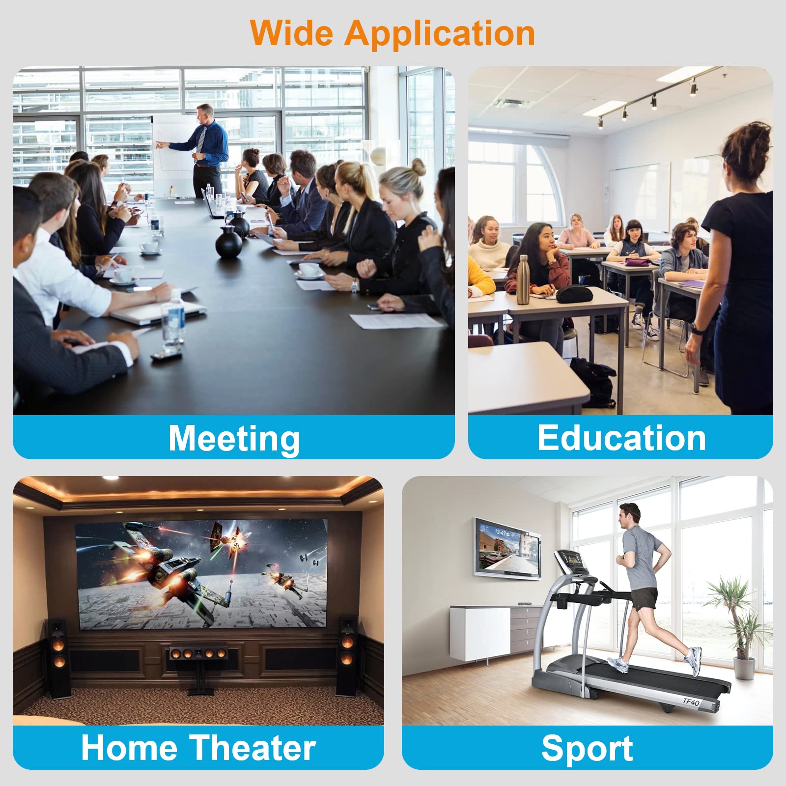 YMOO 2.4Ghz Wireless Audio Transmitter Receiver,192kHz/24bit HiFi Audio,20ms Ultra Low Latency,320ft Long Range RCA Jack Adapter for Speaker/soundbar to TV/PC/CD Player/Computer/Projector