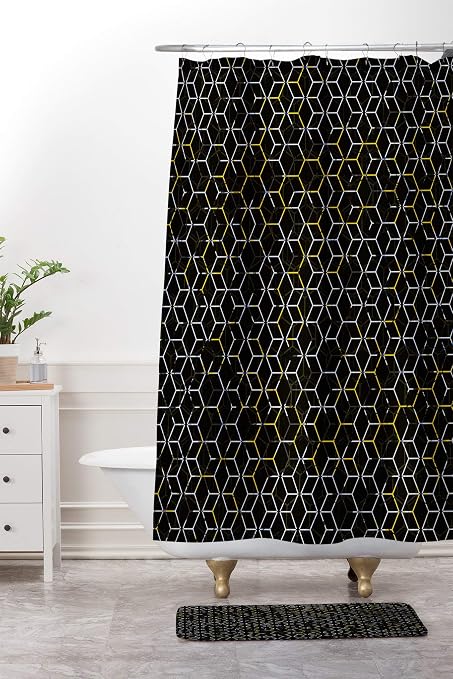 Guancollection Ensemble De Rideaux De Douche En Tissu