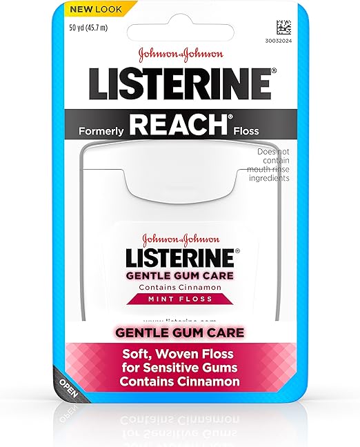 Listerine Gentle Gum Care Woven Floss 50yd (pack of 8) Amazon.ca
