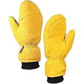SKYDEER Durable Winter Work Gloves with Full Deerskin Suede Leather for Extreme Cold Condition (SD8676T)