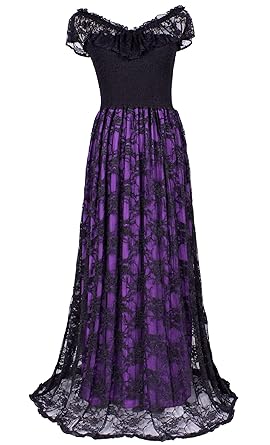 black and purple formal dresses