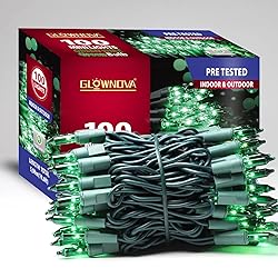 GLOWNOVA Green Wire,Green,Incandescent Bulb 100