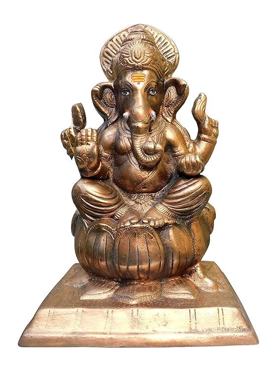 Buy Metal Ganesha Metal Ganesh ji Ganesha Idols for Home Decor - Metal